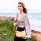 Boho-chice bedruckte Kork- & braune PU-Leder Umhängetasche BAG-2336-FGHI