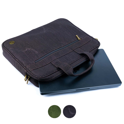 Maletín para portátil de corcho con correa para el hombro BAG-2392
