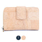 Natuurlijke kurk rits-portemonnee voor dames BAG-2202