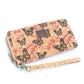 Cartera para tarjetas de corcho natural con cremallera y diseños variados para mujer BAG-2235