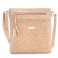Women's Crossbody Bag in Natural Cork with Gold or Silver Accents BAG-2249