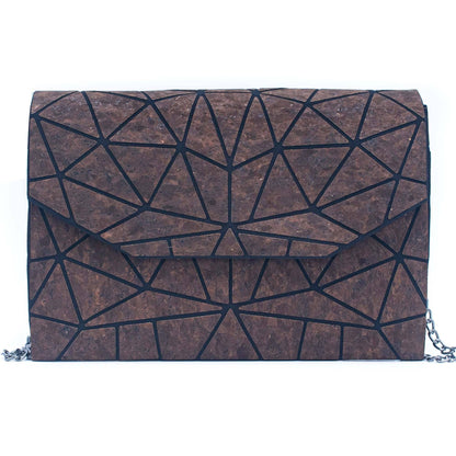 Cork Geometric Chain Crossbody cork Bag  BAG-2069