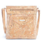 Women's Crossbody Bag in Natural Cork with Gold or Silver Accents BAG-2249