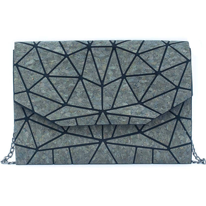 Cork Geometric Chain Crossbody cork Bag  BAG-2069