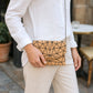 Cork Geometric Chain Crossbody cork Bag  BAG-2069