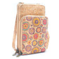 Bolsa Bandolera/Monedero para Teléfono de Corcho Natural para Mujer BAGD-2240