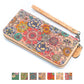 Various patterns natural cork women zipper card wallet- Vegan Cork Wallet BAG-2216