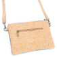 Natural Cork with Printed Design - Women's Crossbody and Clutch BAG-2248