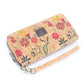 Cartera para tarjetas de corcho natural con cremallera y diseños variados para mujer BAG-2235