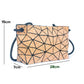 Bolso cruzado para mujer con diseño geométrico irregular de corcho - 2263