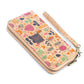 Cartera para tarjetas de corcho natural con cremallera y diseños variados para mujer BAG-2235