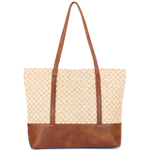 Cork Tote Bag with Vegan Leather Straps BAG-2371
