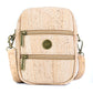 Kurk crossbody telefoontas – dubbele rits vegan sling tas BAG-2361
