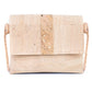 Kork Umhängetasche mit farbigem Streifen – Vegane Schultertasche BAGP-356