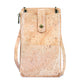 Schicke Natürliche Kork Damen Handytasche mit Kartenfächern BAG-2298
