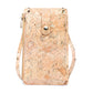 Schicke Natürliche Kork Damen Handytasche mit Kartenfächern BAG-2298
