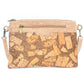 Natural Cork with Coffee Bean Fusion: Women's Crossbody Bag and Clutch Design BAG-2290