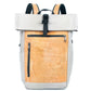 Mochila urbana para portátil de hombre con fusión de corcho y lona BAG-2286