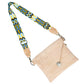 Cork Envelope Crossbody Bag with Interchangeable Strap - Vegan Clutch BAGP-354