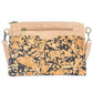 Natural Cork with Coffee Bean Fusion: Women's Crossbody Bag and Clutch Design BAG-2290