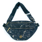 Natural Cork Sling Bag for Unisex with Adjustable Strap and Metal Zippers SLING-BAG-2312
