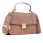 Chic Natural Cork Crossbody Bag with Gold Clasp BAG-2322