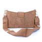 Elegante bolso bandolera de corcho con broche dorado y correa de algodón para mujer BAG-2320