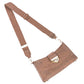 Elegante bolso bandolera de corcho con broche dorado y correa de algodón para mujer BAG-2320
