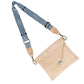 Cork Envelope Crossbody Bag with Interchangeable Strap - Vegan Clutch BAGP-354
