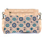 Printed Natural Cork Crossbody Bag & Clutch BAG-2393