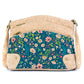 Dames kurk crossbody tas met drie lijnen rits BAG-2284