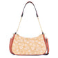 Boho-chice bedruckte Kork- & braune PU-Leder Umhängetasche BAG-2336-FGHI