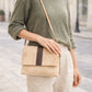 Kork Umhängetasche mit farbigem Streifen – Vegane Schultertasche BAGP-356