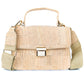 Chic Natural Cork Crossbody Bag with Gold Clasp BAG-2322