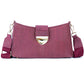 Elegante bolso bandolera de corcho con broche dorado y correa de algodón para mujer BAG-2320