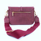 Elegante Umhängetasche aus Kork in Uni-Farbe für Damen BAG-2319