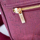 Elegante Umhängetasche aus Kork in Uni-Farbe für Damen BAG-2319