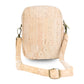 Kurk crossbody telefoontas – dubbele rits vegan sling tas BAG-2361