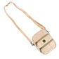 Kurk crossbody telefoontas – dubbele rits vegan sling tas BAG-2361