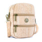 Kurk crossbody telefoontas – dubbele rits vegan sling tas BAG-2361