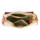 Boho-chice bedruckte Kork- & braune PU-Leder Umhängetasche BAG-2336-FGHI