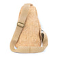 Bandolera de corcho con panel frontal estampado BOLSO-2369