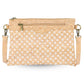 Natural Cork with Printed Design - Women's Crossbody and Clutch BAG-2248