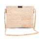 Kork Umhängetasche mit farbigem Streifen – Vegane Schultertasche BAGP-356