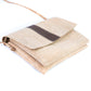 Kork Umhängetasche mit farbigem Streifen – Vegane Schultertasche BAGP-356