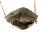 Kork Umhängetasche mit geometrischem Farbblock – Vegane Leder-Schultertasche