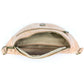 Natural Cork Sling Bag for Unisex with Adjustable Strap and Metal Zippers SLING-BAG-2312