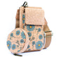 Natural Cork Women's Printed Phone Pouch with Detachable Coin Purse BAG-2310