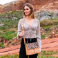 Kork und Kaffeebohnen Fusion Unisex Umhängetasche BAG-2289