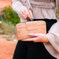 Elegante y funcional cartera larga de corcho para mujer BAG-2306